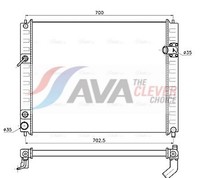 AVA Clever Choice MotorküHler WasserküHler DN2482 FüR Infiniti EX QX70 FX QX50 1