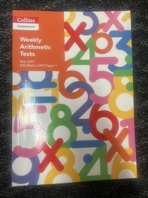 SATS revision Weekly Arithmetic Tests For Year 6