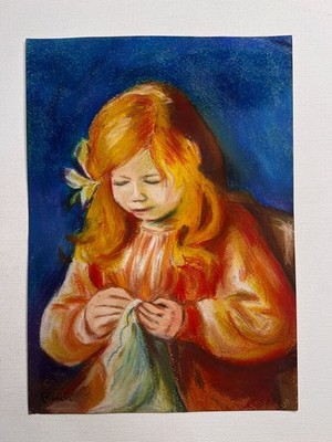 Pierre-Auguste Renoir Zeichnung auf Papier (Handarbeit) signiert und...