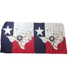 2 Two The State of Texas Flag Map Bandanas NEW Cities Souvenir Handkerchief