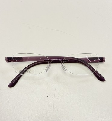 Silhouette Enviso 7608 Eyeglass Frame Color 6056 Pink Shape 6639 49-19-140