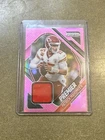 2025 Panini Prizm PATRICK MAHOMES II #PJY-PMA Premier Jersey Patch Pink Prizm