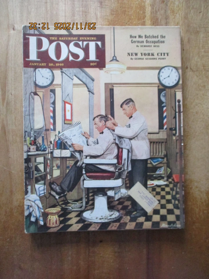 4  Saturday Evening Post   Magazines  All Pictured   All complete  1946-47 - Image 4 of 4