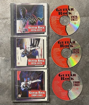 Time Life Guitar Rock 1980-1981 1978-1979 1976-1977 3 CD Lot