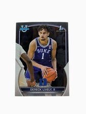 Dereck Lively II 2023 Bowman U Chrome Basketball 1ST BOWMAN CHROME #100