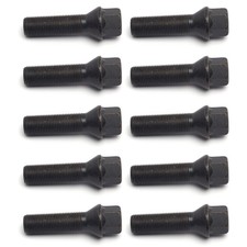 Hr 14254301sw 10 X Black Tapered Seat Wheel Lug Bolts 14 X 1.25 X 43 Mm Set Kit Hr 14254301sw 10 X Black Tapered Seat Wheel Lug Bolts 14 X 1.25 X 43 Mm Set Kit