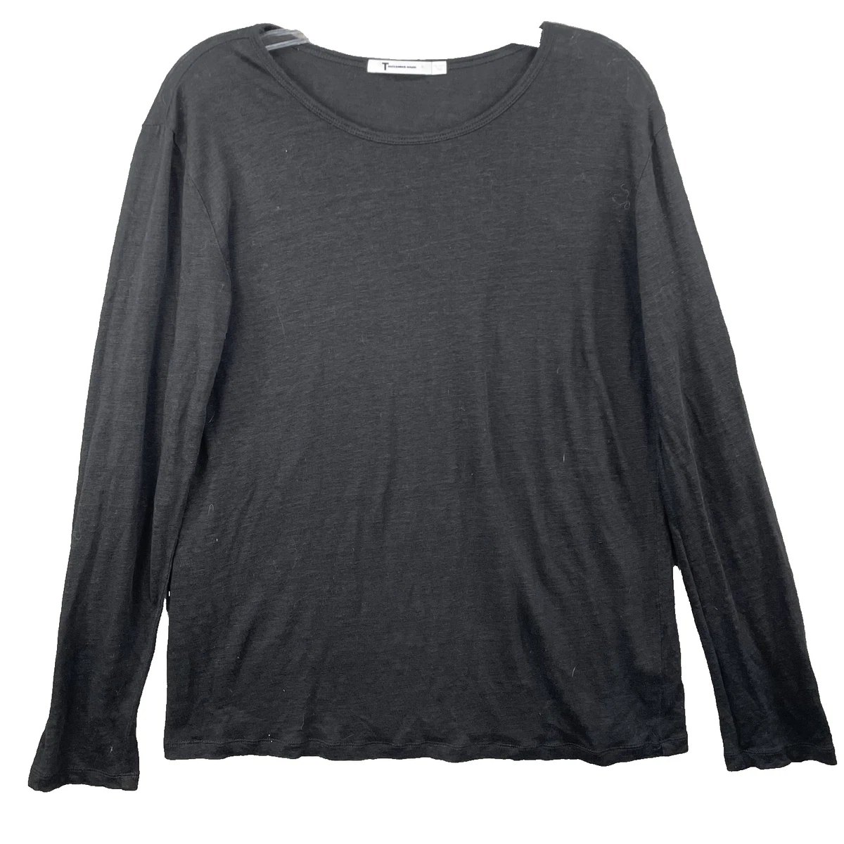 T-shirt Alexander Wang Gris Manches Longues - Taille M Neuf étiquettes