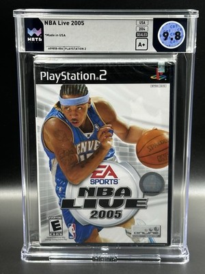 NBA Live 2005 • WATA 9.8 A+ • Nuggets Carmelo PSA • PlayStation 2