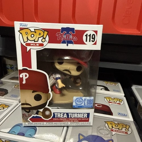 Funko Pop! MLB #119 TREA TURNER Philadelphia Phillies Funko Shop Exclusive