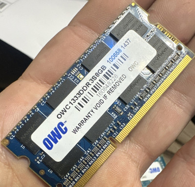 OWC 8GB DDR3 SO-DIMM PC3-10600 204-Pin Laptop RAM OWC1333DDR3S8GB