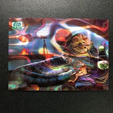 2024 Topps Chrome Star Wars Galaxy the Tatooine Gangster Aqua Lava /175