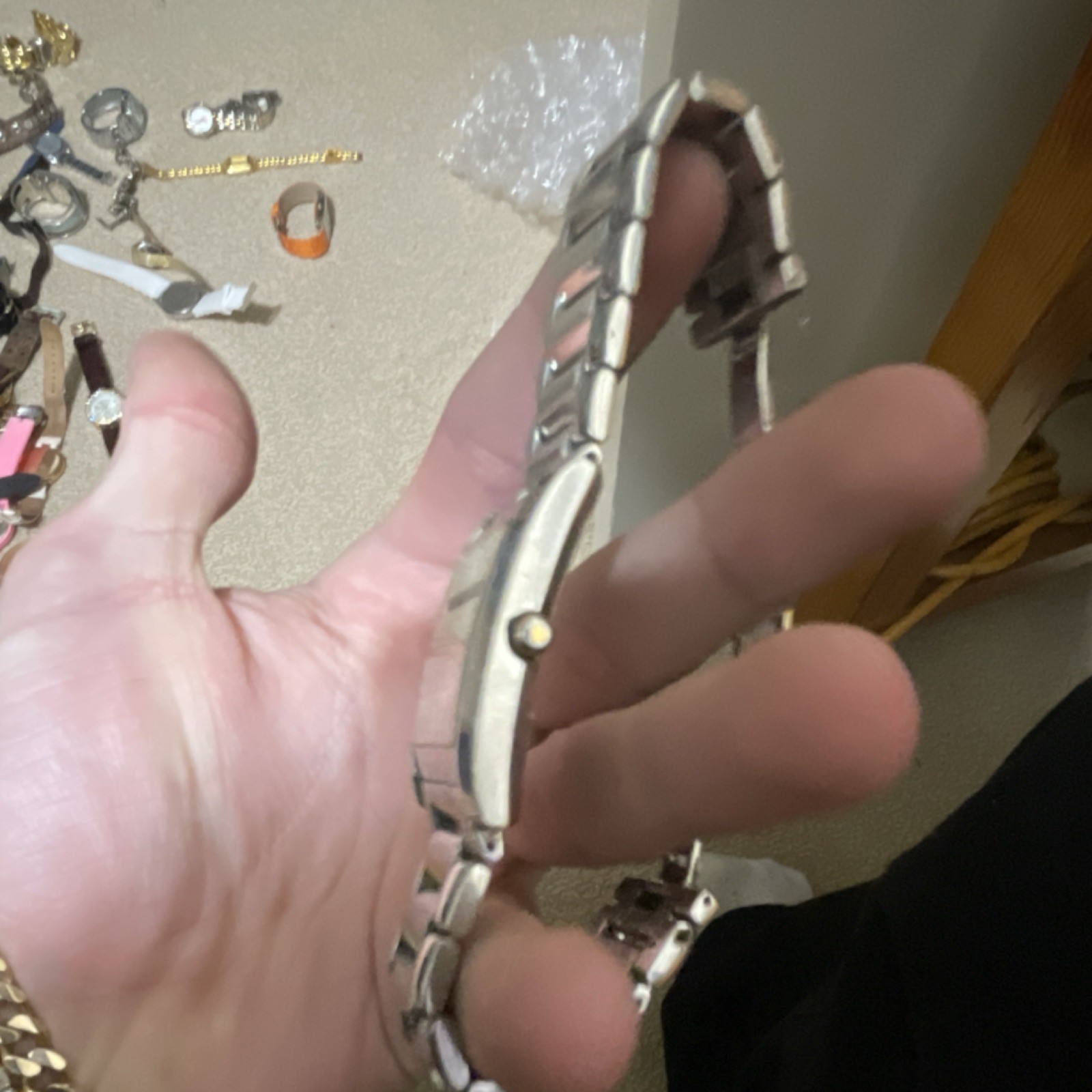 Bulova Men's Rectangular Silver Analog Wristwatch… - image 3