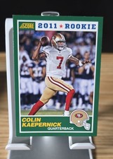 2014 Score - Iconic Rookie Card Variations Colin Kaepernick #4. rookie card picture