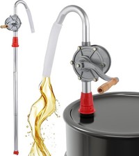 Drum Rotary Barrel Pump Hand Crank Water Tran...