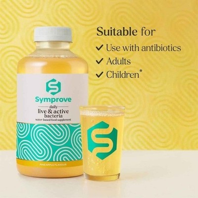 Symprove Daily Live Bacteria Water-Basis Pineapple 500ml (BBE 9/5/26)