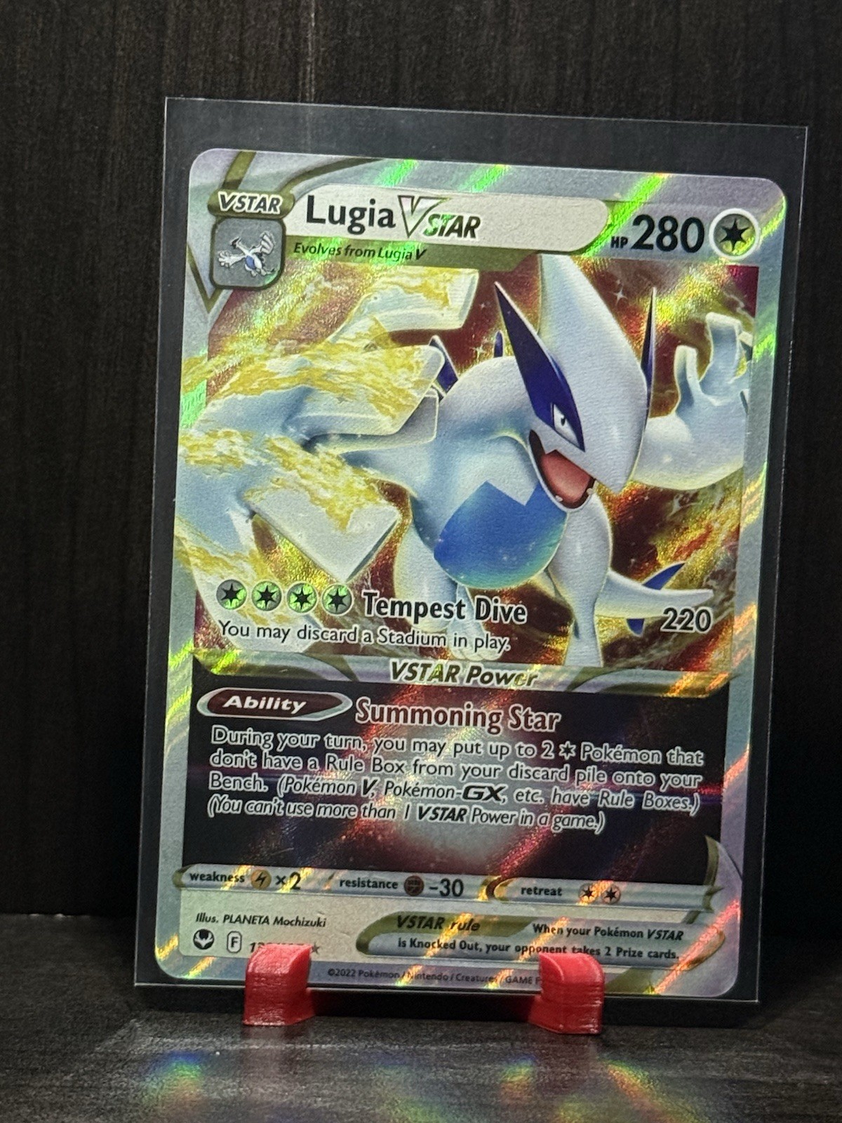 Pokémon TCG Lugia VSTAR Holo Silver Tempest 139/195 2022 Ultra Rare