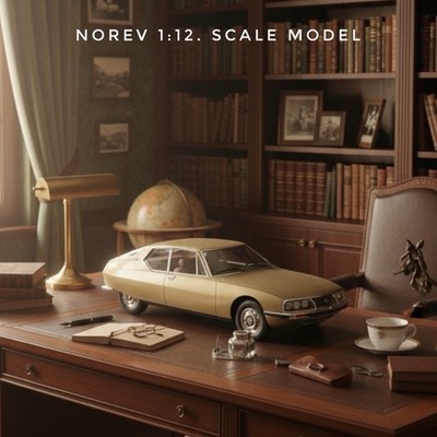Norev - 1:12 Citroen SM 1971 Sable Metallic Beige - Limited Edition Diecast M...