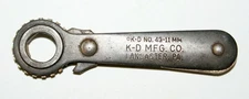 Old K-D MFG Co. 49-11MM Volkswagon VW Clutch Ratchet Vintage Auto Specialty Tool