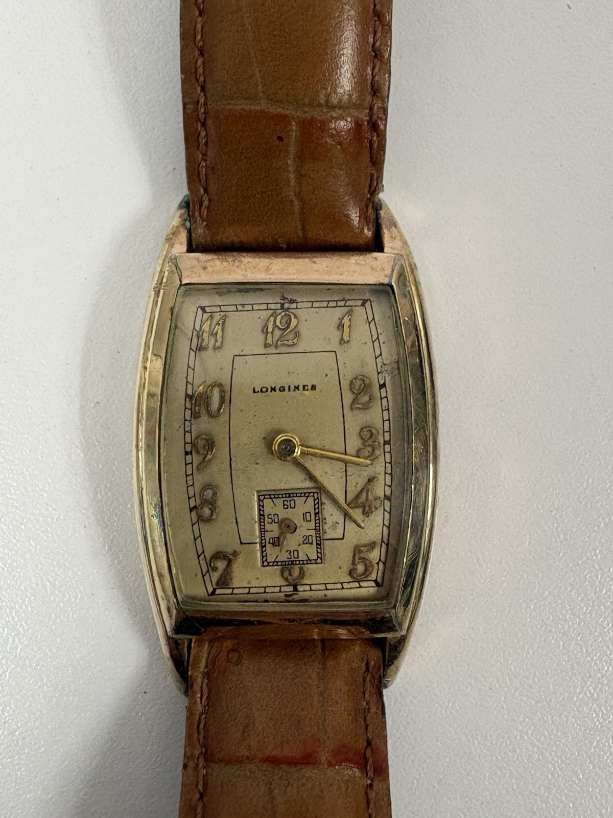 Vintage ~ 1940’s Watch DESCRIPTION READ Aviator ~ Men’s LONGINES PARTS REPAIR - vintagewatches.pk