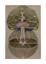Hilma af Klint Tree of Knowledge No 1 : Giclée Art Print 1913–1915