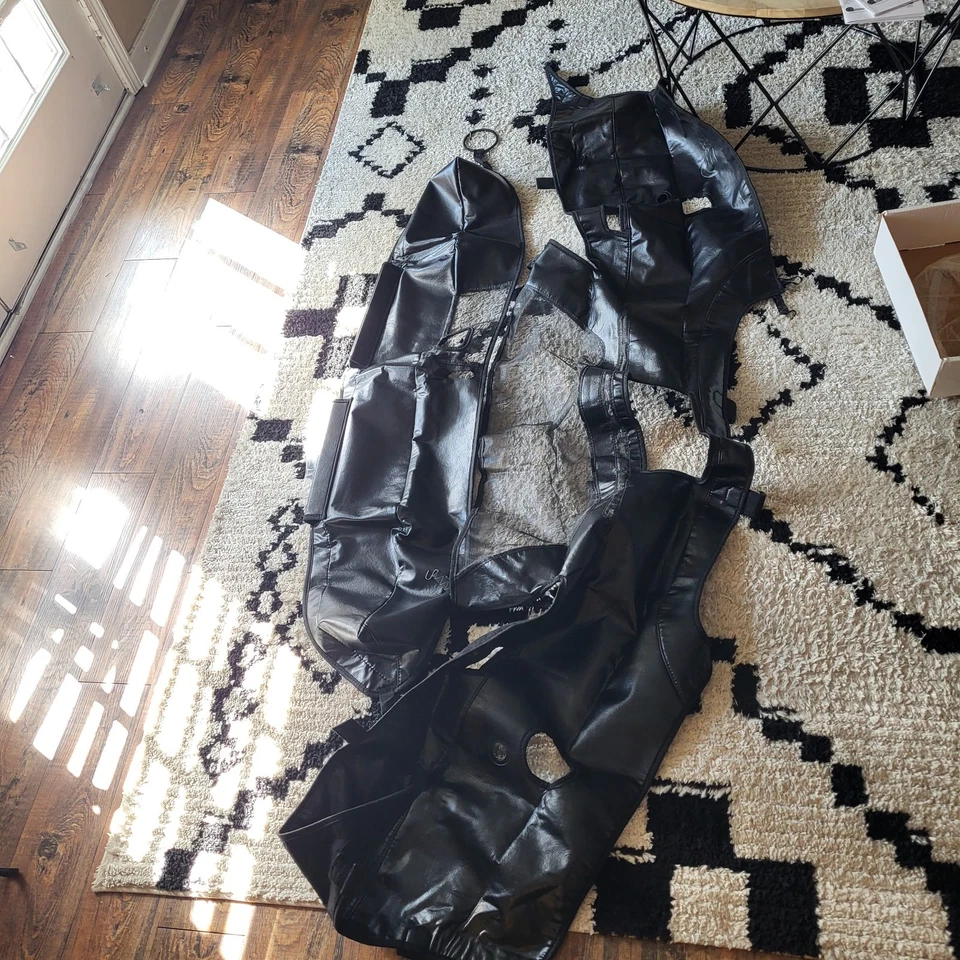 Sujetador máscara frontal Lexus Colgan 2 piezas. Se adapta a Lexus RX450H 2010-2011 Black Crush Foto 3 de 4