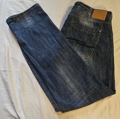 Tom Tompson Jeans Dark Wash Denim Men's 38x36 Loose Straight