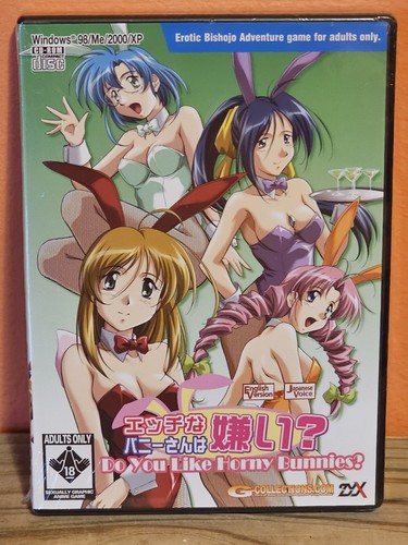 Magst du geile Hasen? Anime Visual Novel Englisch Japanisch PC Spiel Neu Rom