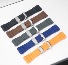 Per SEIKO Submariner 20mm Cinturino Silicone MM5 Originale 22mm Vari Colori