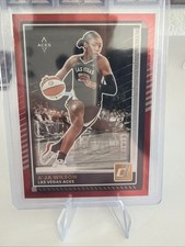 2025 Donruss WNBA #82 A'ja Wilson Red Shimmer #/399 Las Vegas Aces