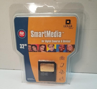 32MB Genuine Lexar SmartMedia Memory Picture Storage Smart Media Card Sealed