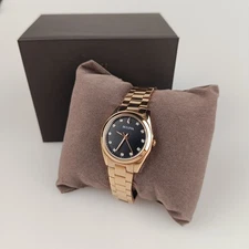 Bulova Surveyor Rose Gold Tone Stainless Steel Bracelet Grey Dial Women's Watch