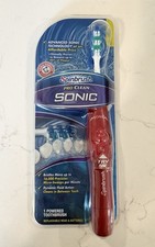 Arm  Hammer Spinbrush PRO CLEAN SONIC Powered Toothbrush Soft Red READ