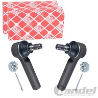 2X febi bilstein SpurstangenkÖPfe Passend FüR Toyota Hiace Links+Rechts