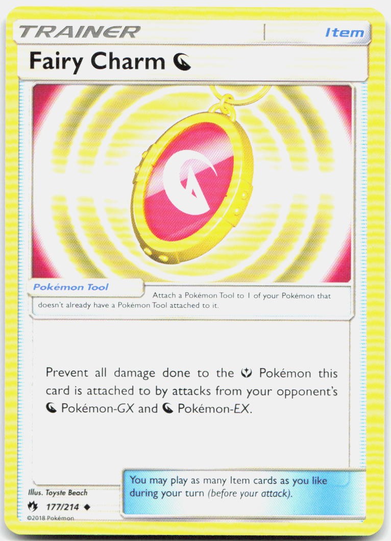 FAIRY CHARM DRAGON 177/214 UC LOST THUNDER POKEMON LP