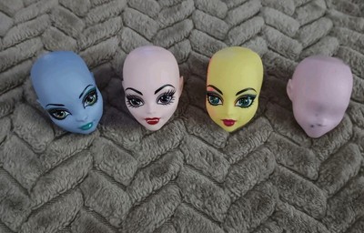 Monster High Wave 1 Create A Monster 4 Replacement Heads Craft Repair Use As Is