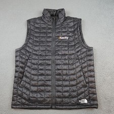 The North Face Thermoball Eco Vest Mens Large Black Quilted Full Zip Outdoor