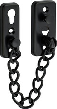 Heavy Duty Door Chain Lock Stainless Steel Security Latch Anti Theft Black