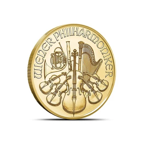Photo of a 2026 Austrian Gold Philharmonic 1/4 oz from an eBay listing that sold on May 9, 2026