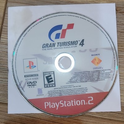 Sony Gran Turismo 4 Real Driving Simulator PS2 Racing E NTSC-U/C Disc Only