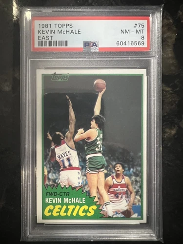 1981 Topps Kevin McHale RC PSA 8