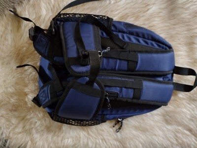 Fabletics The Radius Backpack Blue Workout Gym Lightweight  display picture 1