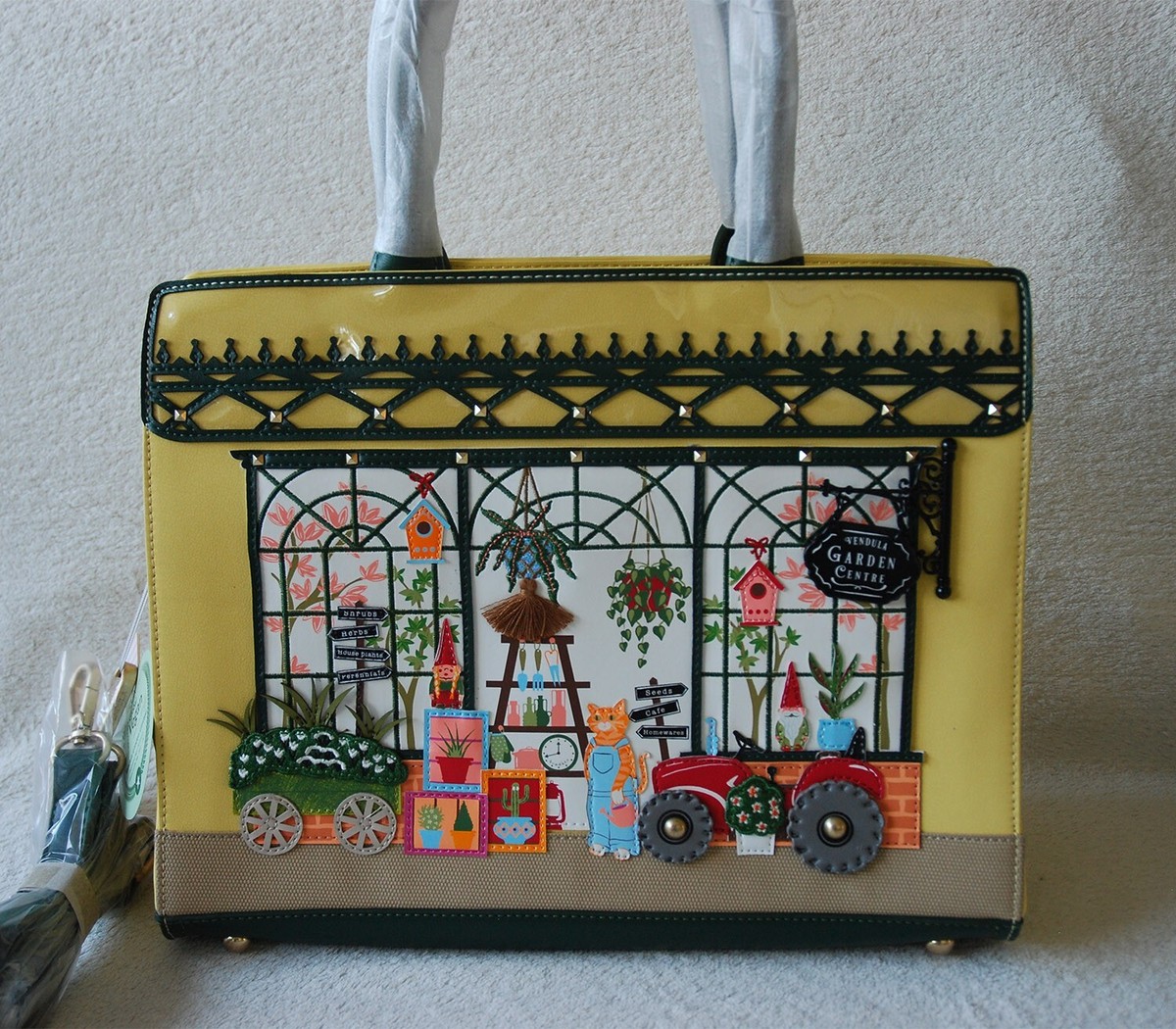 VENDULA Garden Centre Tallulah Shopper Tote Bag XL 34x27cm Ginger