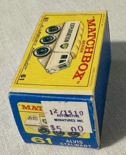 MATCHBOX ALVIS STALWART BP EXPLORATION #61 NEW W/ ORIGINAL BOX LESNEY DIECAST - Picture 11 of 12