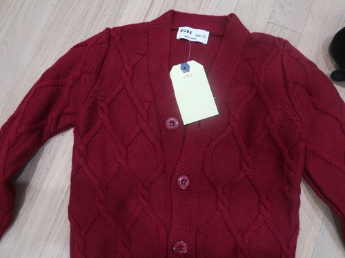NWT BURGUNDY SWEATER KIDS SIZE 4 - Picture 2 of 2
