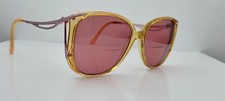 Vintage Charmant 4641 Brown Oval Sunglasses Japan FRAMES ONLY