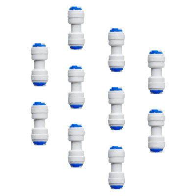 LittleWell Inline Fitting with 1/4'' Quick Connect Fitting, 10 Pack