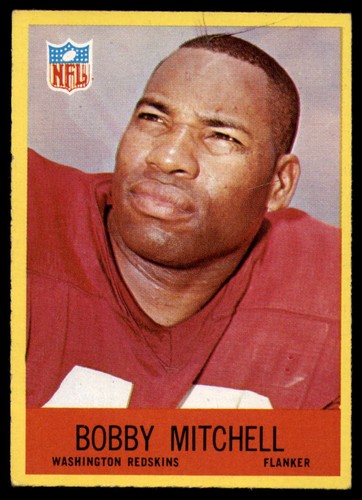 1967 Philadelphia #186 Bobby Mitchell Excellent+ Redskins ID:141569