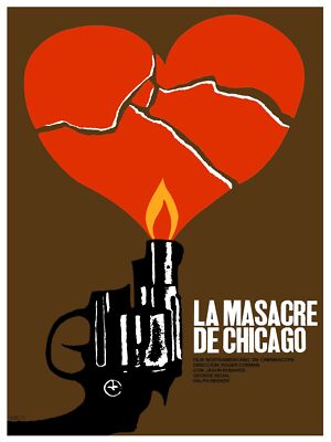 5108.La Masacre de Chicago Movie Poster.Home interior design art.Office.Kitchen