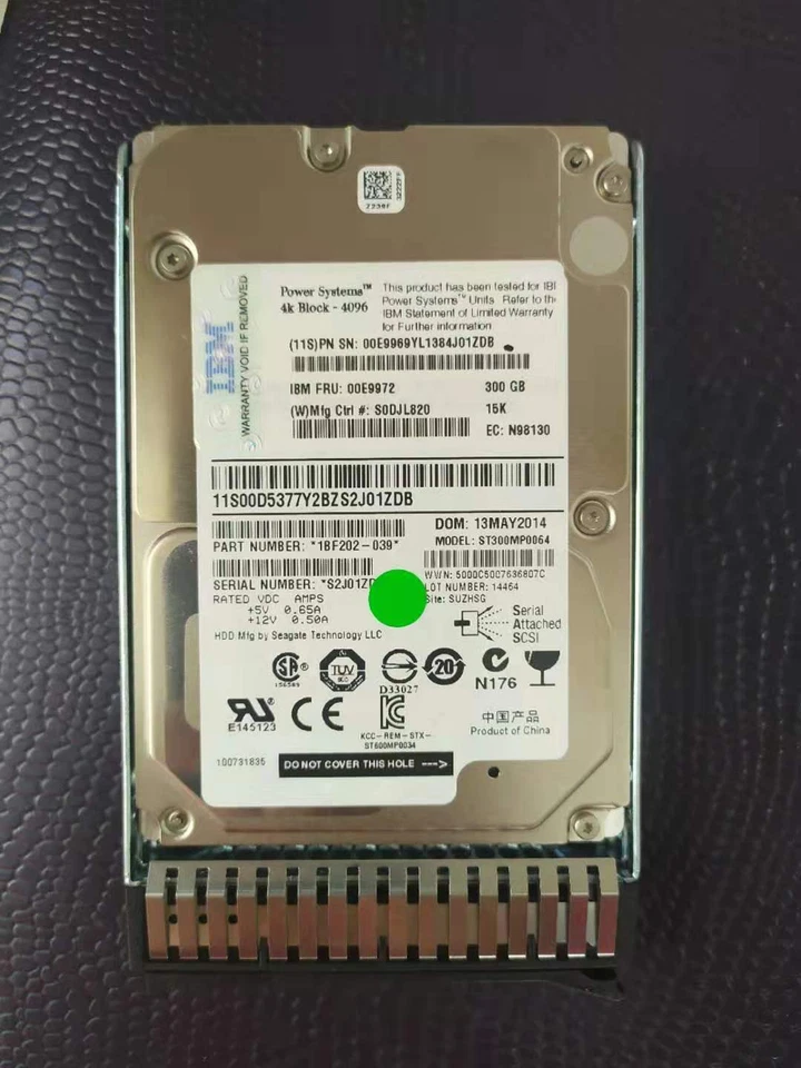 IBM 00E9972 ESFB 300GB 15K RPM SAS SFF-3 4K Block - Image 4 of 4