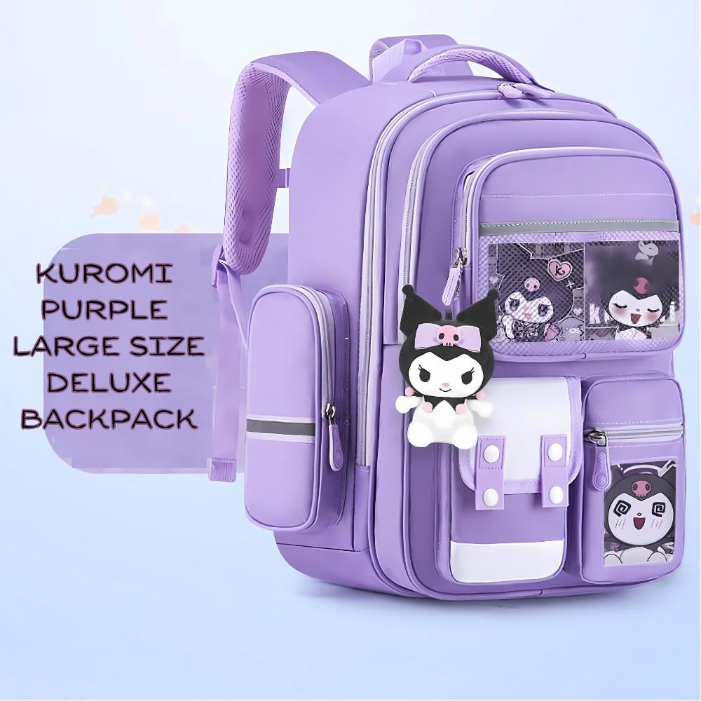 Kuromi Girls Elite Backpack Sleek Japan Window Display  display picture 3